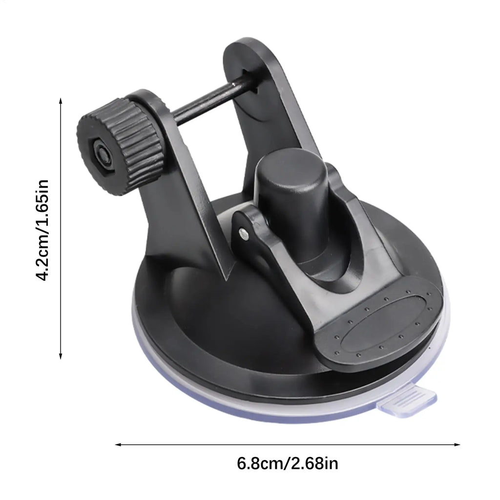 Car Dash Cam Mount 180 Degree Adjustable Camera Holder 68mm Suction Cup Auto Dash Cam Base Bracket for Car Dashboard Windshield Zpaxo
