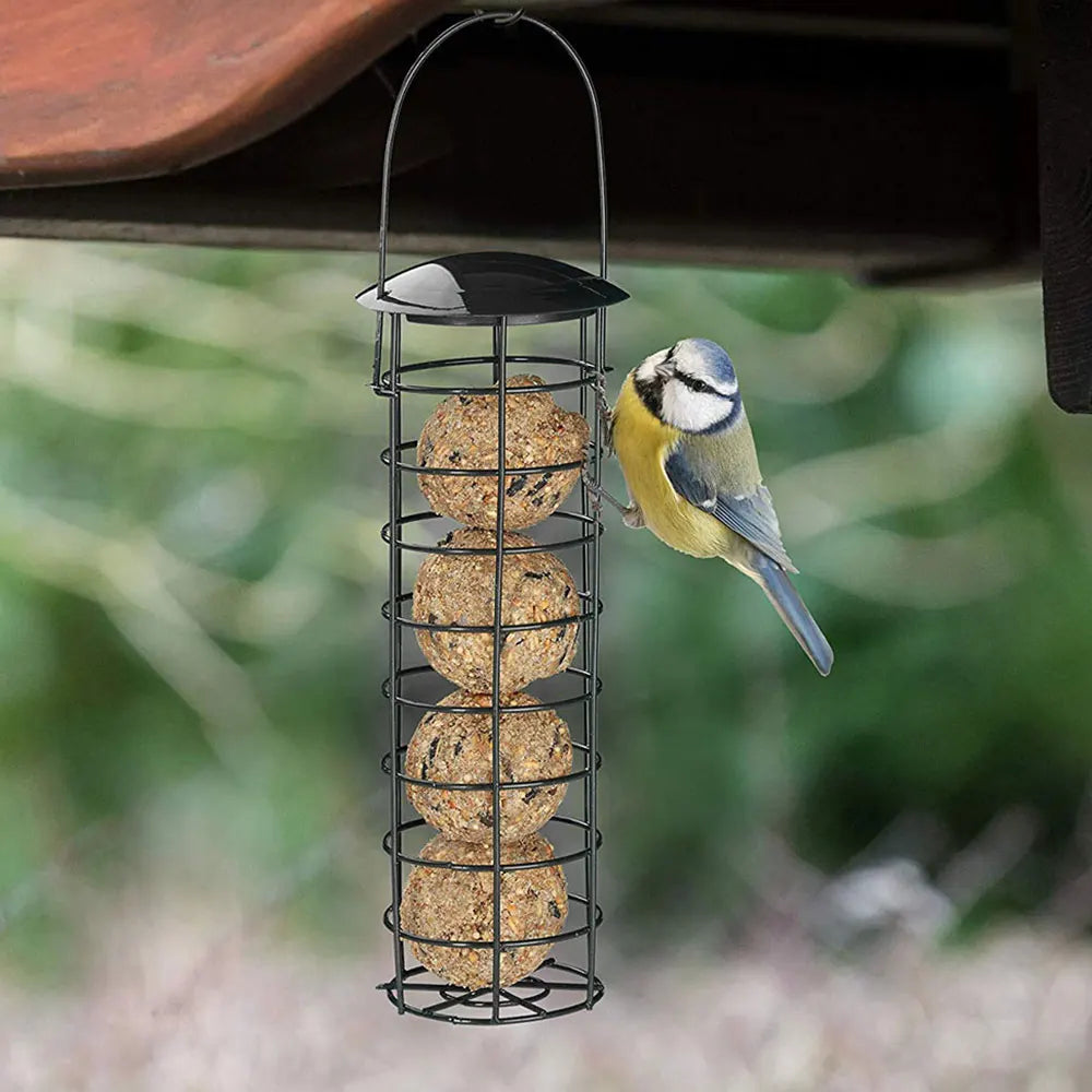 3PCS Wild Bird Feeder House Transparent Hanging Bird FeederGarden Patio Yard Feeding Station Pet Bird Supplies Seed Dispenser Zpaxo