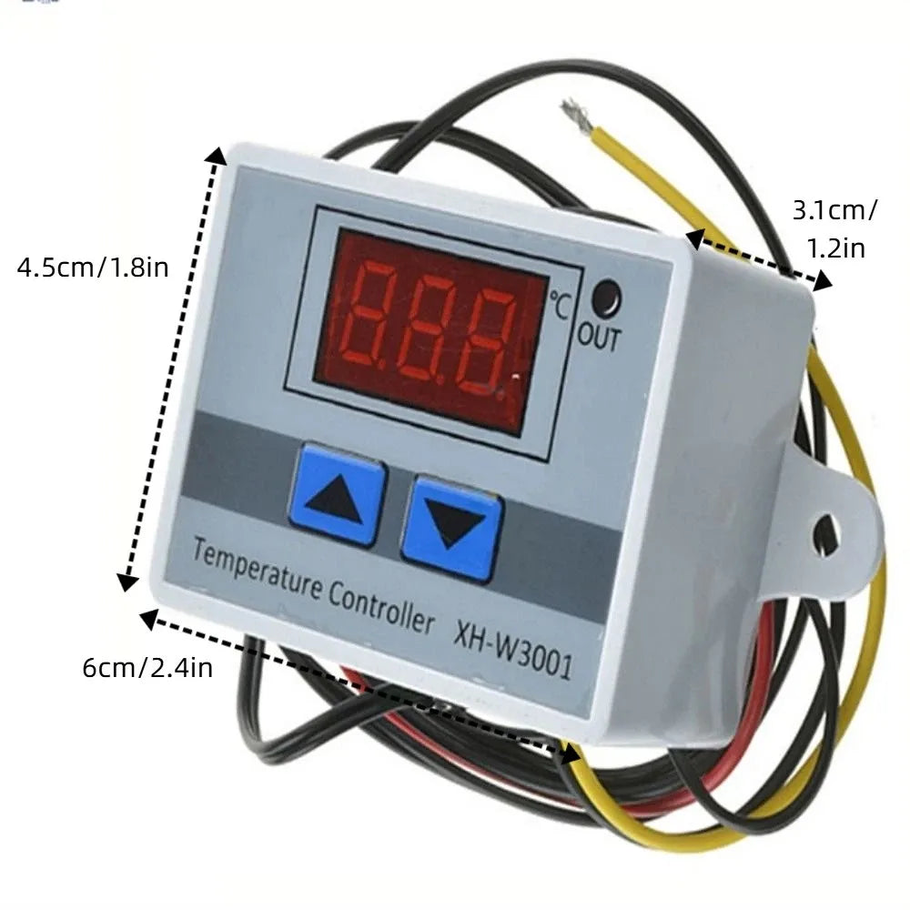 XH-W3001 Temperature Controller LED Digital 12V 24V 110-220V Zpaxo