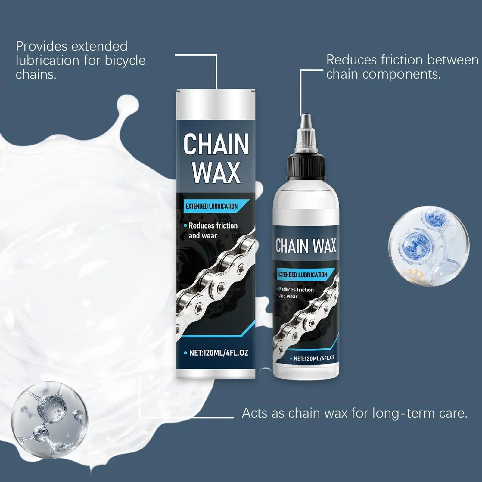 Bicycle Chain Lube Bike Lubricant All Weather Lubricating Wax