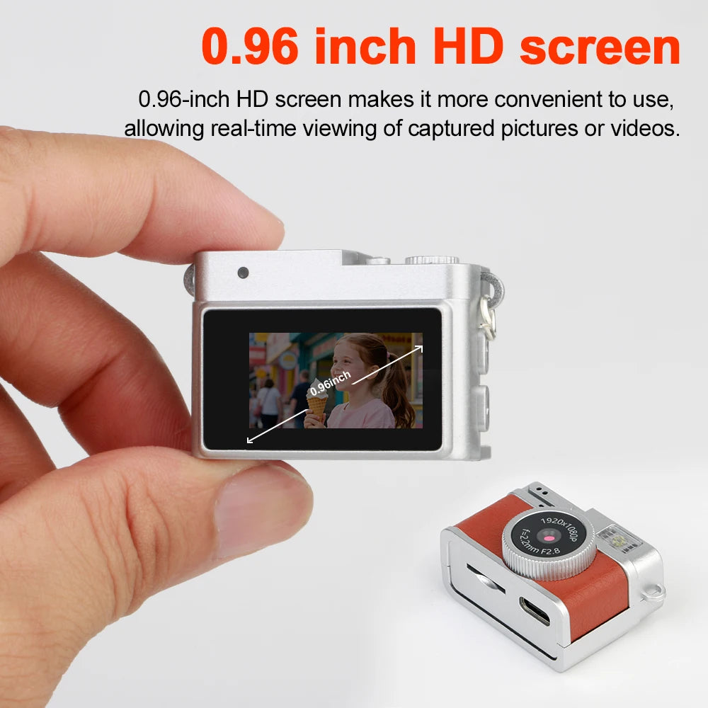 Mini Camera with LED Flash Light Retro Digital Camera With Speakers Portable Small Camera for Travel Gift for Kids Students S150 Zpaxo