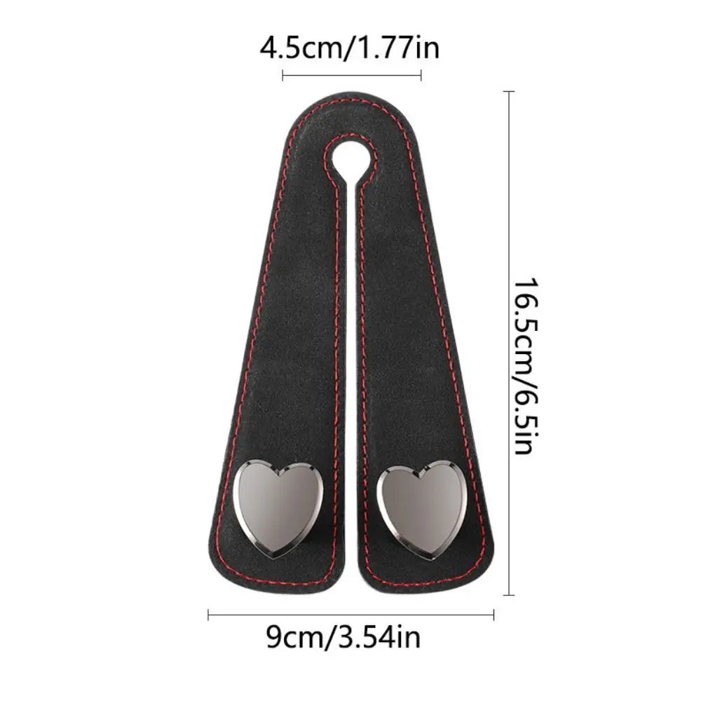 Heart Shape Car Seat Headrest Hooks Double Hook Universal Rear Phone Zpaxo