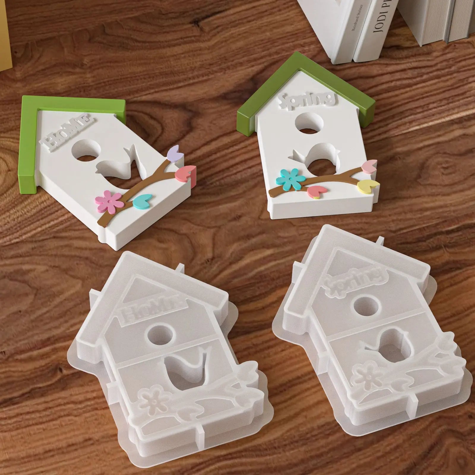 Easter Birdhouse Silicone Mold – Candle, Plaster & Resin DIY