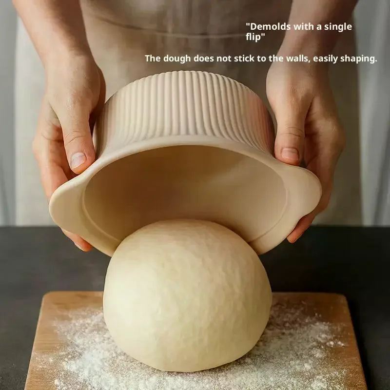 Silicone Pizza Dough Box With Lid Bread Fermentation Basket Non-Stick Pizza Toast Fermentat Box Kitchen Baking Tools Zpaxo