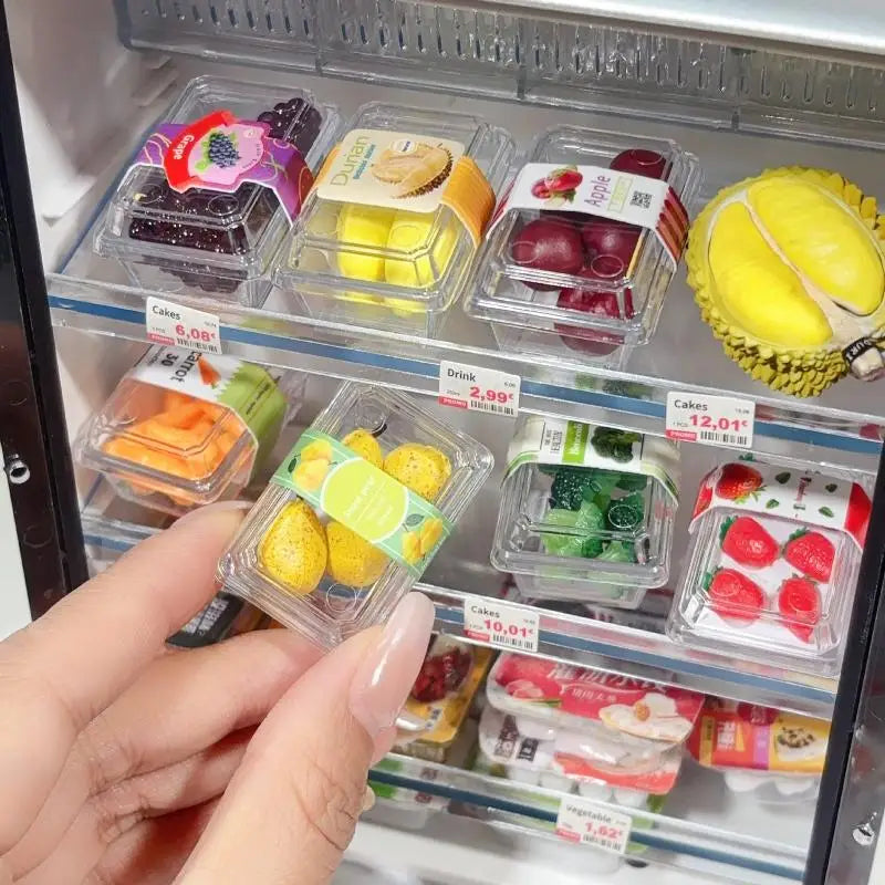 Dollhouse Miniature Food Supermarket Vegetable Fruit 1 6 Scale Clear Zpaxo