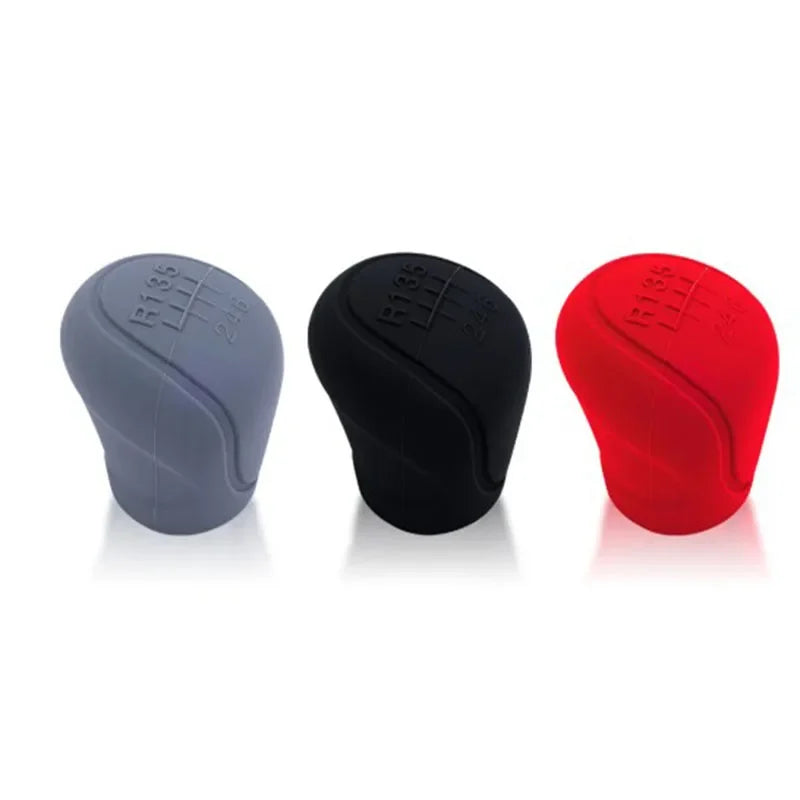 Silicone Gear Shift Knob Cover – Non-Slip 5/6-Speed Grip