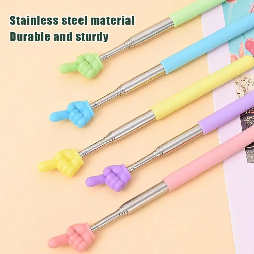 Stainless Pointer Telescopic Rod Finger Design Teaching Stick