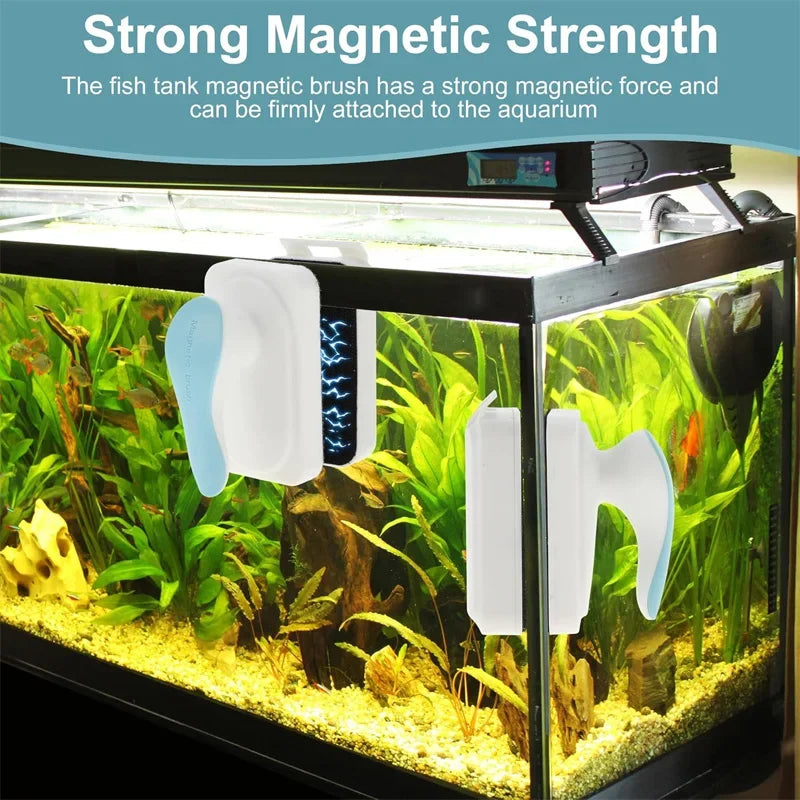 Magnetic Aquarium Algae Scraper – Floating Fish Tank Cleaner