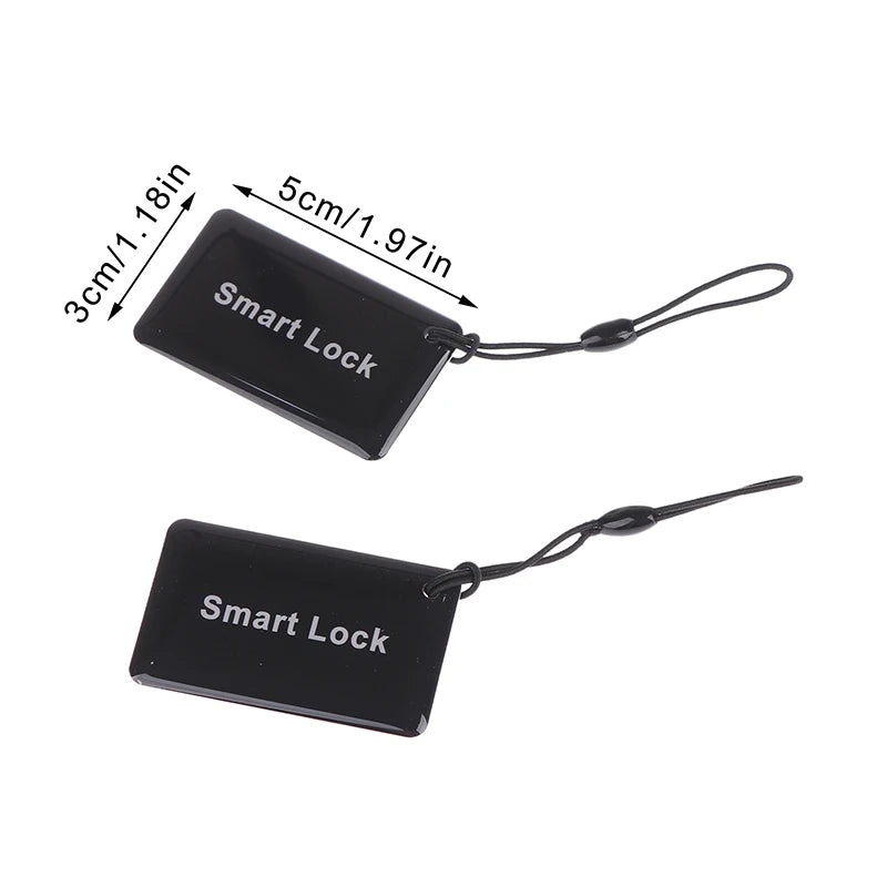 5 13 56Mhz IC Card Electronic Smart Door Lock Digital Fingerprint