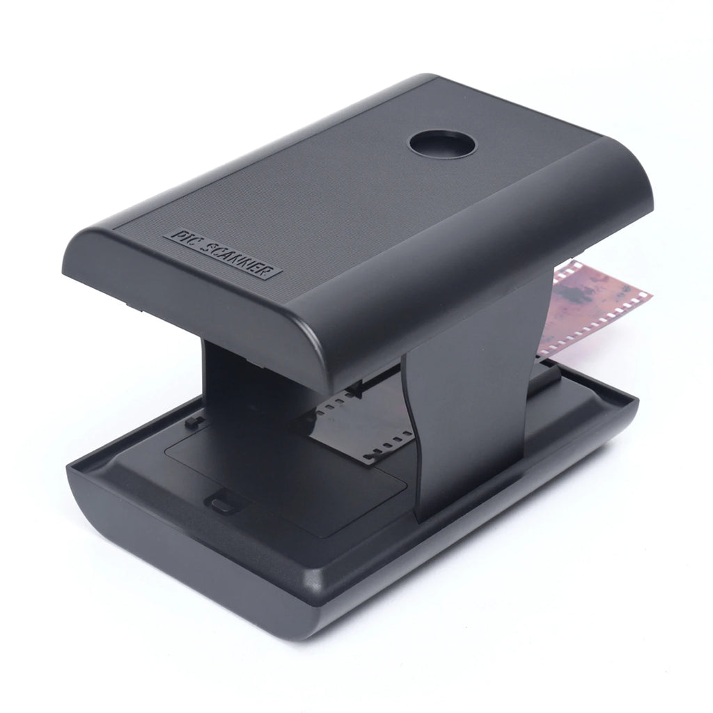 Film Scanner Mobile Film and Slide Scanner for 35mm/135mm Negatives Slides Foldable Novelty Scanner with LED Backlight Free APP Zpaxo Default Title
