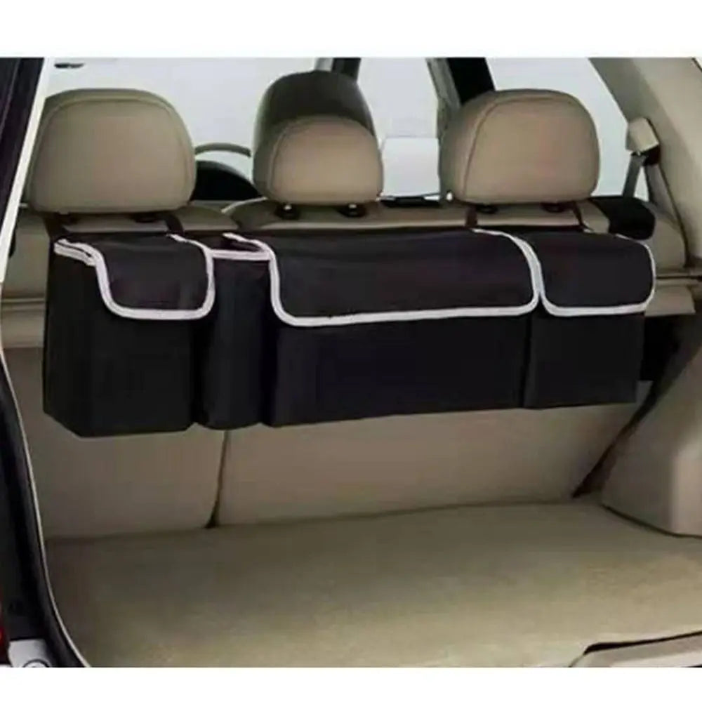 Car Trunk Hanging Storage Bag Large Capacity Backseat Storage Pocket Multi-pocket Car Seat Back Organizers Zpaxo