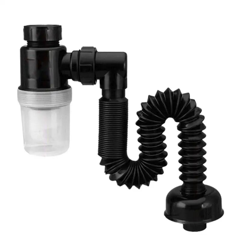Flexible Drain Pipe Wash Basin Pipe Sink Sewer Drain Pipe Tube Anti Odor Drain Hose Extension Tube For Kitchen Cabinet Bathroom Zpaxo