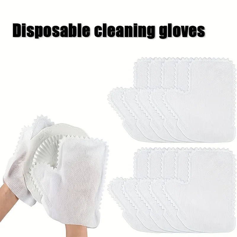 Disposable Non-Woven Cleaning Gloves – Wet & Dry, 10/30/50 Pack