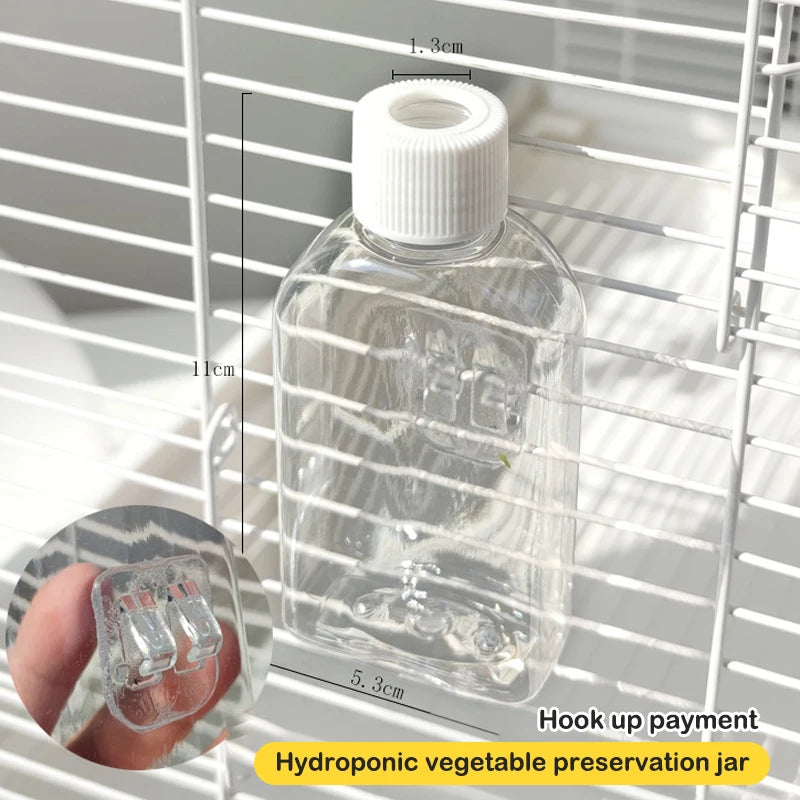 Supplies Bird Parrot Feeder Cage Vegetable Holder Preservation Jar Zpaxo A1