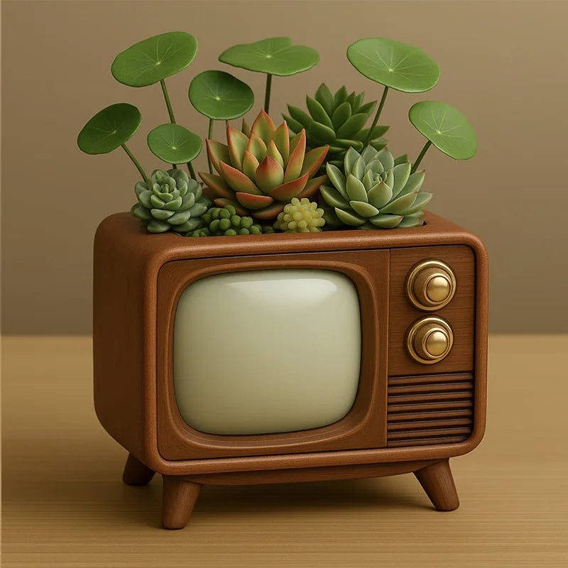 Vintage Phone Television Camera Piano Succulent Pot Silicone Mold Candle Handmade Soap Wax Plaster Ornament Epoxy Resin Mold Zpaxo