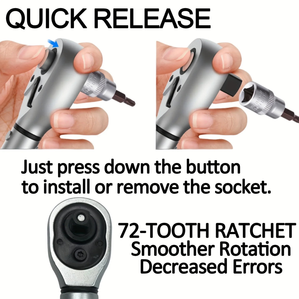 3/8 Inch Drive Click Torque Wrench Set, (10-60 Nm) Dual Direction Adjustable Torque Wrench with Spark Plug Socket Zpaxo