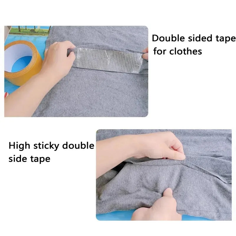 Double Sided Tape Strong Fixation Double Sided Tape Heavy Duty Translucent Mesh Waterproof Traceless Grid Carpet Adhesive Tape Zpaxo