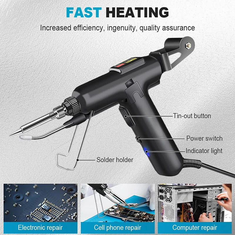Laser Welding Machine Laser Welding Gun For Metal Multi-Function Soldering Iron Soldering Gun Set Automatic Corded Solder Iron Zpaxo