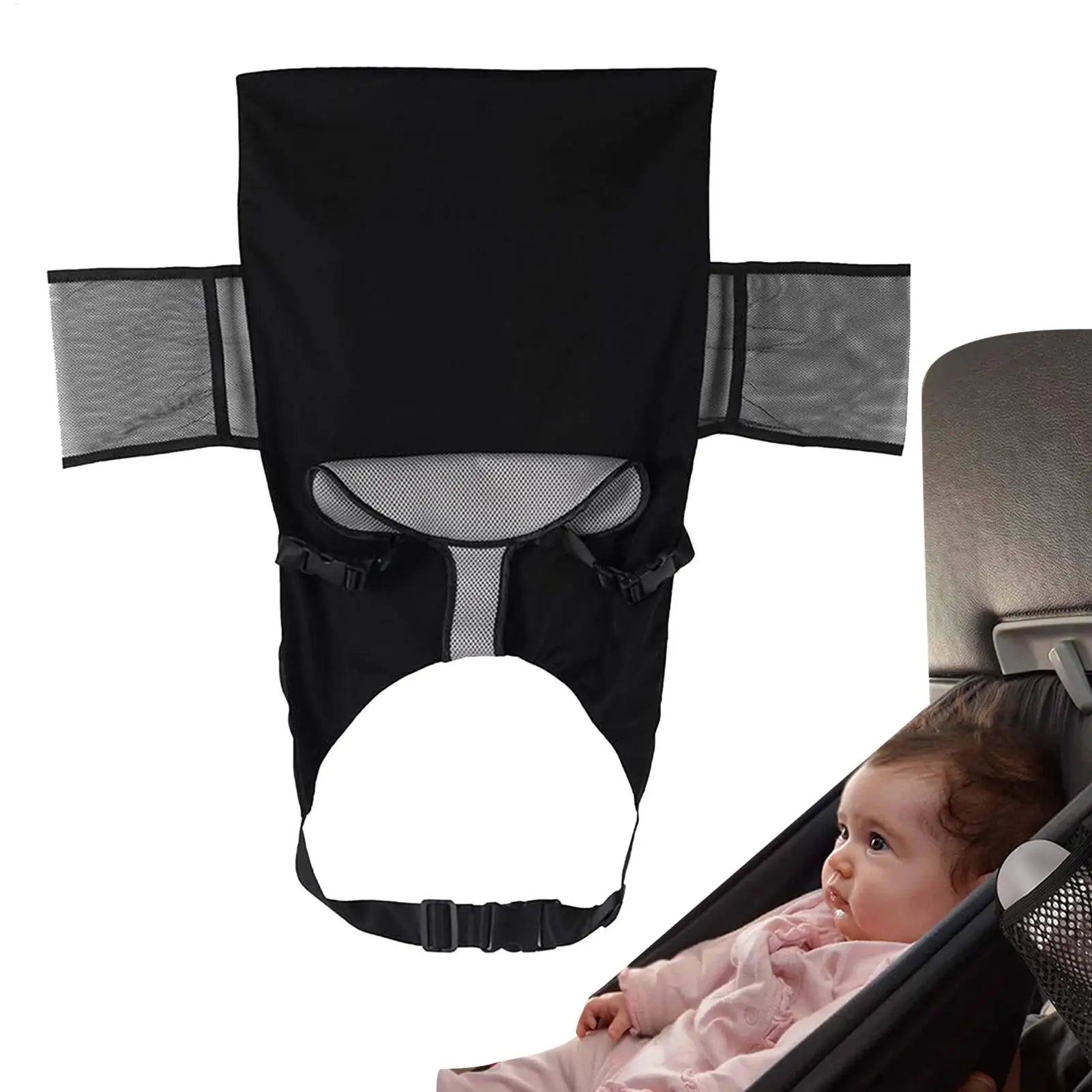 Adjustable Airplane Seat Extender Toddler Kids Travel Sleep Aid