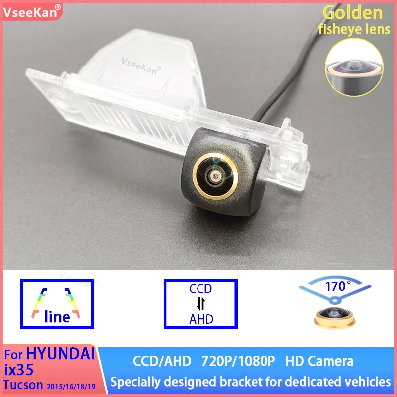 Car Rear View Camera AHD 1080P CVBS HYUNDAI ix35 Tucson 2015 16 18 19