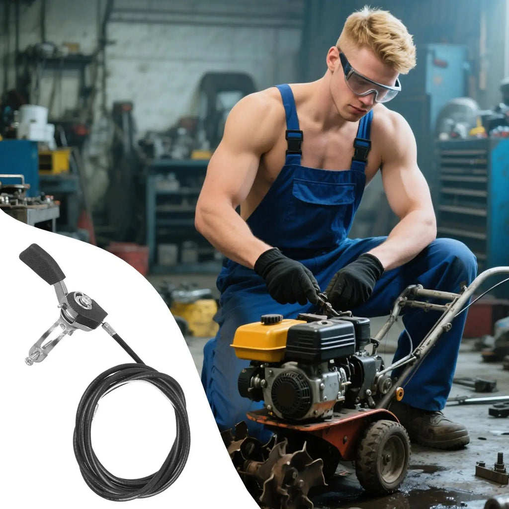 Throttle Kit General Throttle Cable Oil Valve Accessories for Trailer Mower Boat Motorcycle Bike Tillage Machine Zpaxo