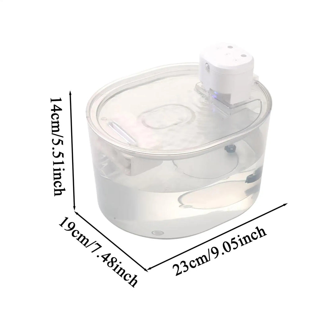 Cat Fountain Rechargeable Waterer Sensor Water Cats Drinking Tabletop