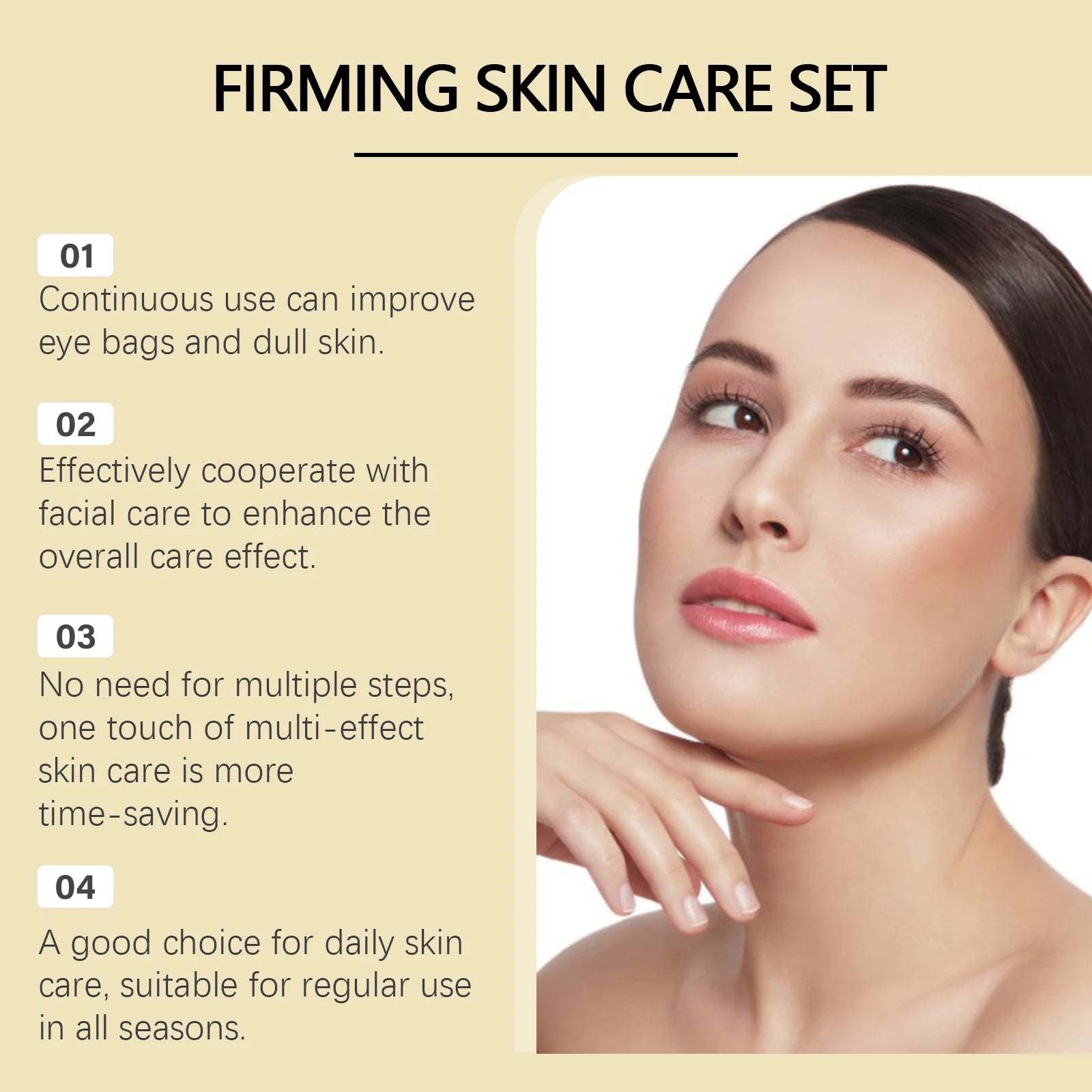 Hoygi AH-8 Firming Neck Cream & Electric Eye Cream Set Anti-Aging Skincare Set Zpaxo