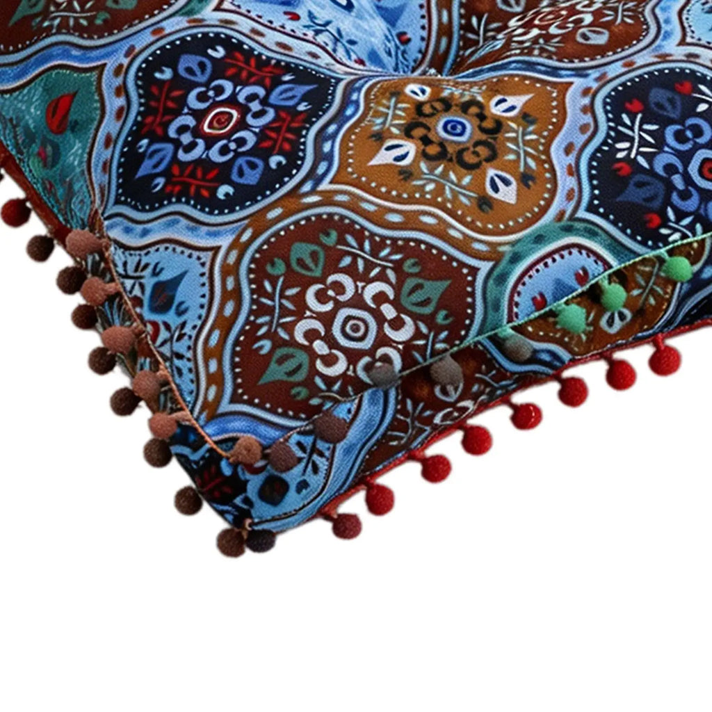 Chair Seat Cushion 16x16 Inch Non-slip Boho Pads Indoor Cushions Home