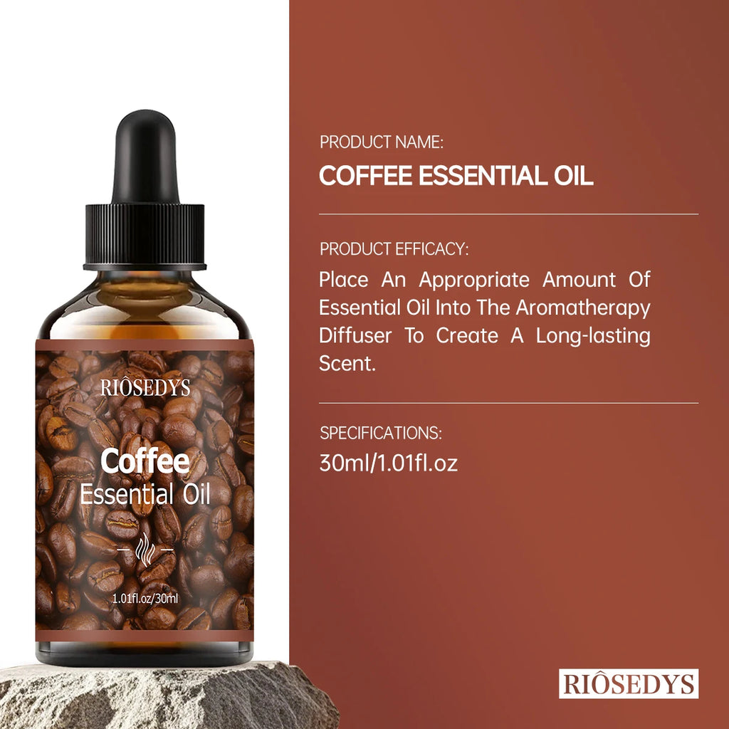 Coffee Essential Oil Natural Fragrance Suitable Body Massage Zpaxo