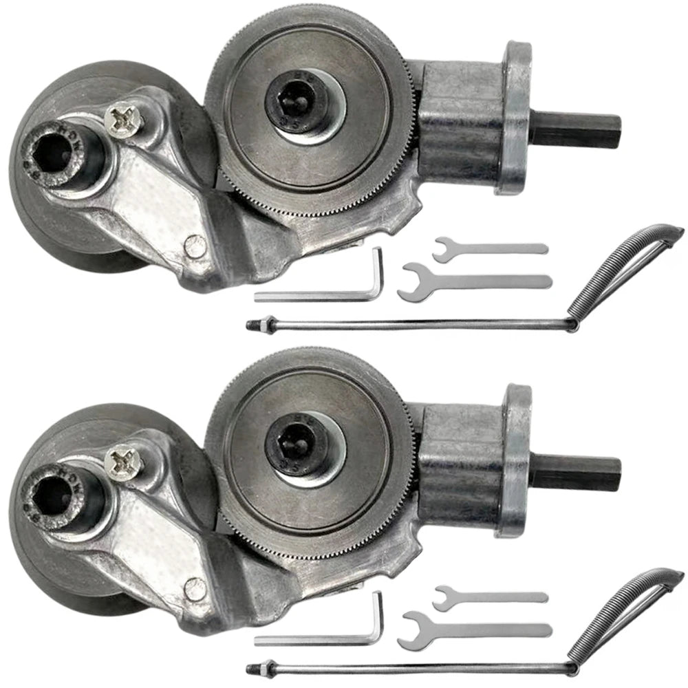 2pcs Electric Drill Cutter Metal Sheet Cutting Tool Cut Plate Punch Shears Drill Attachment for Metal Cutting Accessories 2023 Zpaxo 2 Set