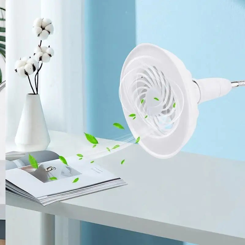 652F 10W Hanging Fan Canopy Lamp Adjustable Lamp with E27 Lamp Head AC85V-265V for Study Office Kitchen Night Markets Stall Zpaxo CN