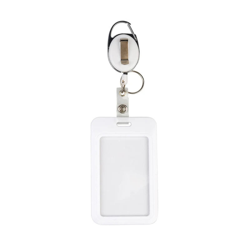 Retractable Slide ID Card Holder & Badge Protective Case