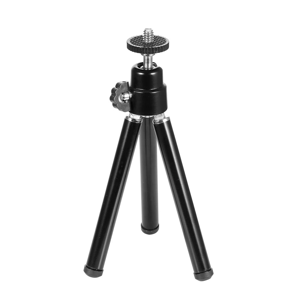 Portable Tripod Mini Webcam Tripod Lightweight Flexible Web Camera Desktop Support Stand Phone Holder Table Stand for Smartphone Zpaxo