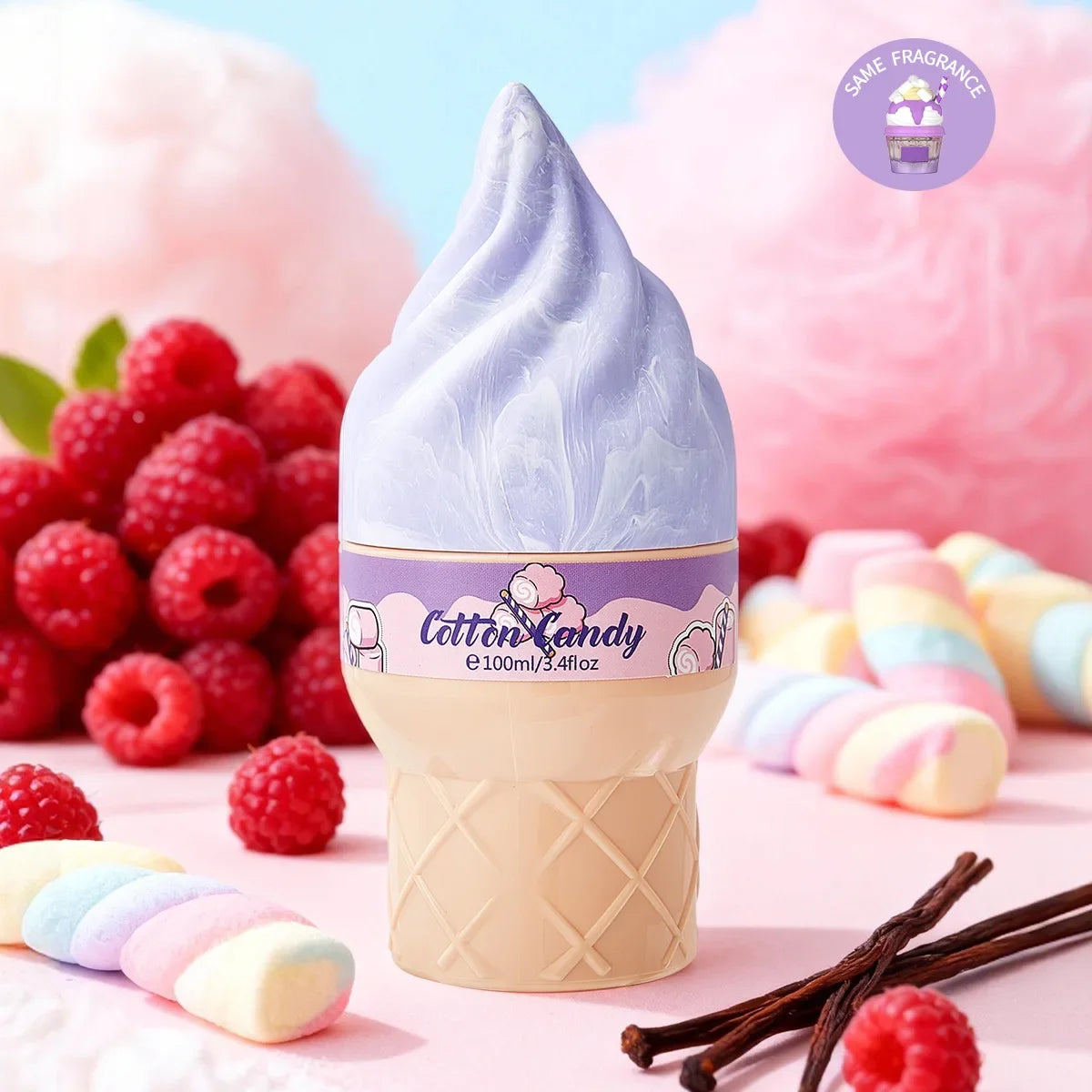 Dreamy Dessert Body Spray – Gourmand Fragrance Mist 100ml Body Fragrance Spray Zpaxo Cotton Candy