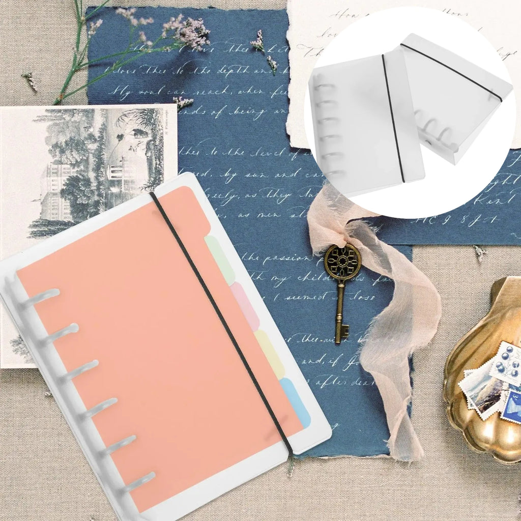 A7 Student Planner Binder Cover- Loose Leaf Folder Ring Durable