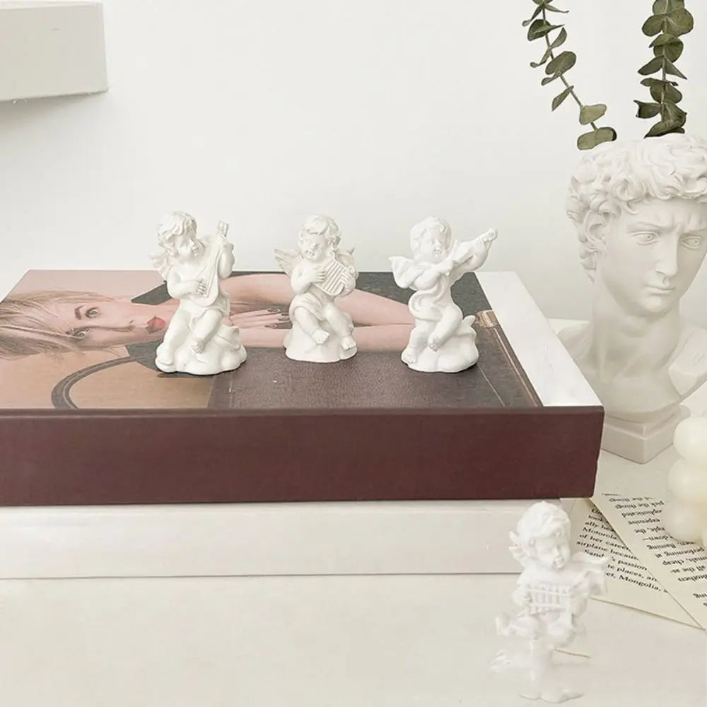 Angel Resin Crafts Photo Props Home Decoration Character Sculpture Zpaxo