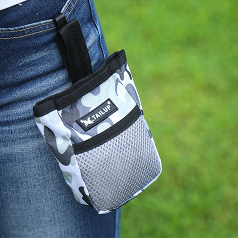 Outdoor Portable Training Dog Snack Bag Pet Supplies Strong Wear Resistance Large Capacity Puppy Products Waist Bag Durable Zpaxo