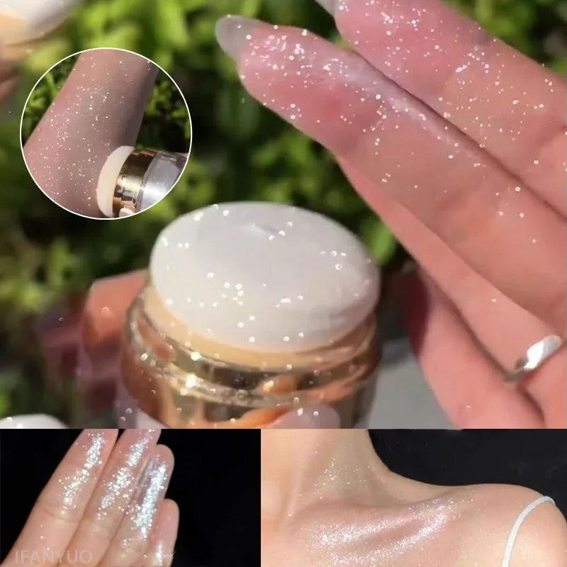 Glitter Fairy Highlight Patting Powder Moonlight White Body