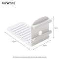 4-Pack Bed Sheet Corner Clips – Non-Slip Sheet Fasteners Sheet Corner Clips Zpaxo White 4pcs