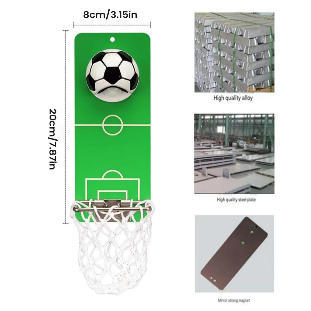 Bottle Opener Wall Mounted Metal Magnetic Basketball Hoop Catcher