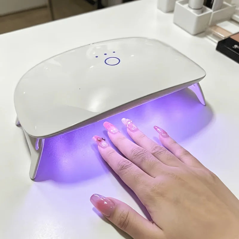 Portable Mini Nail Lamp USB Powered 3 Timer Modes 60 Seconds 90 150
