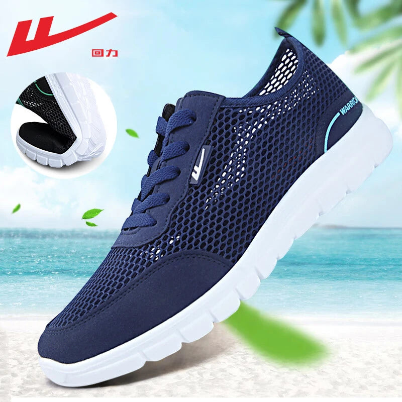 Men's Breathable Mesh Sneakers Lightweight Non Slip Running Shoes Zpaxo