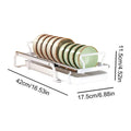Sliding Dish Rack Kitchenware Storage Shelf Kitchen Drying Cabinets