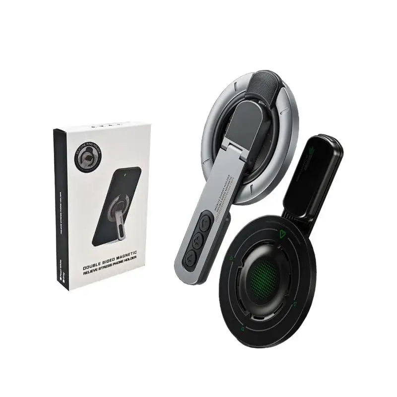 360° Rotating Magnetic Phone Stand – 3-in-1 Holder for iPhone