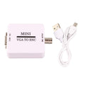 Mini HD VGA BNC 1920 X 1080 USB Video Converter HDTV Monitors TVs