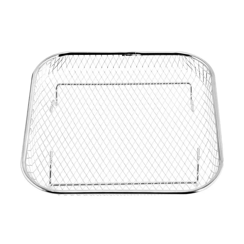 3-Layer Stackable Air Fryer Rack | 304 Stainless Steel Grill Air Fryer Rack Zpaxo 1PC Square