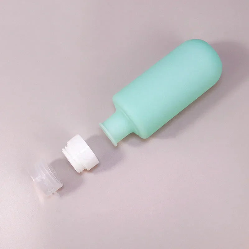 200ml Silicone Bottle Refillable Bottle Lotion Shower Gel Shampoo Container Empty Bottle Portable Travel Accessories Wholesale Zpaxo