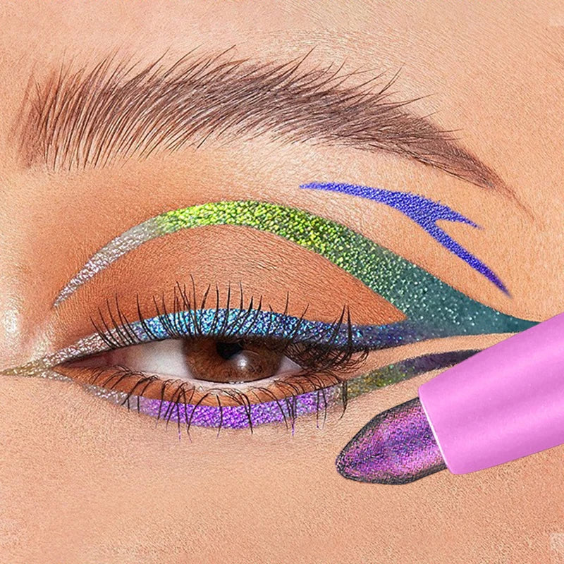 Chameleon Eyeshadow Stick Multi-Use Long Lasting Color Chaning Eyeliner Waterproof & Smudge-Proof Quick Easy Natural Eye Makeup Zpaxo