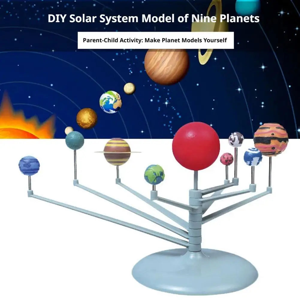 DIY Solar System Planetarium STEM Toy – Glow-in-the-Dark Kit STEM Science Kit Zpaxo