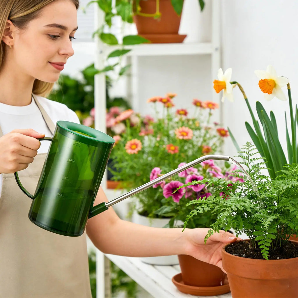 Watering Can Indoor Clear Plastic Long Spout Potted Plant Water